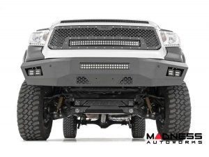 Toyota Tundra Front Bumper - 20" LED Light Bar - Rough Country Toyota Tundra Front Bumper - 20" LED Light Bar - Rough Country